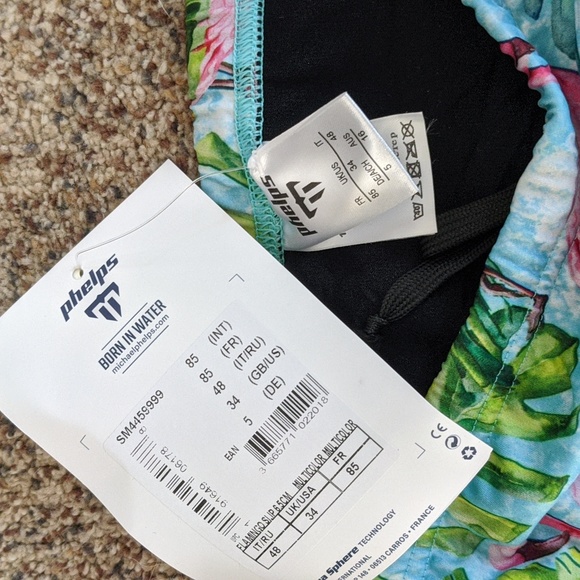 Men's Phelps Flamingo Brief 6.5 CM.  Size 34 - Picture 2 of 2